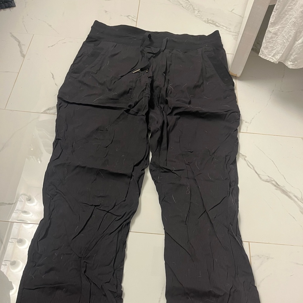 Lulu lemon black unlined studio pants